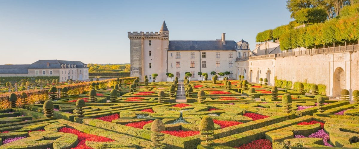 Les jardins de Villandry, dans la vallée de la Loire